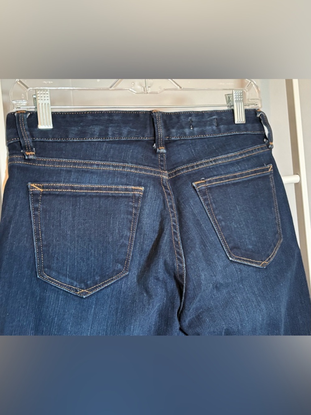 GAP 1969 Women Straight Leg Jeans in Dark Wash - Picture 13 of 16